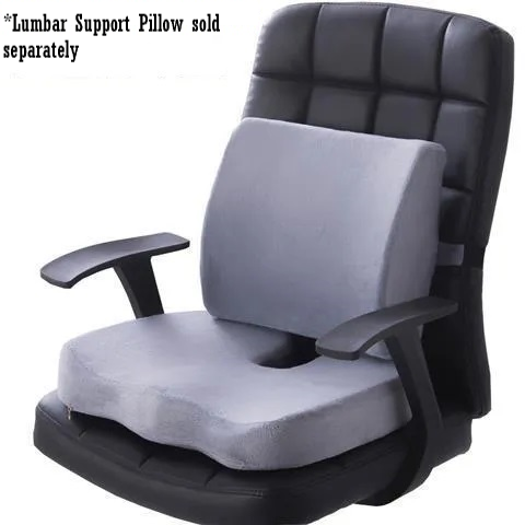 Heiheiup Removable Seat Cushion Lumbar Cushion Backrest Integrated Office  Docking Seat Cushion Thin Cushion